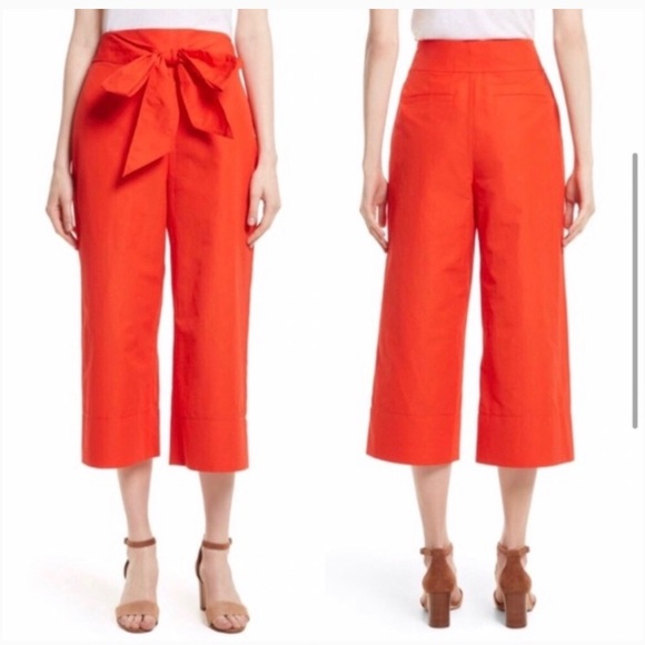 kate spade Pants - NWT Kate Spade Cotton Culotte Wide Leg Crop Pants